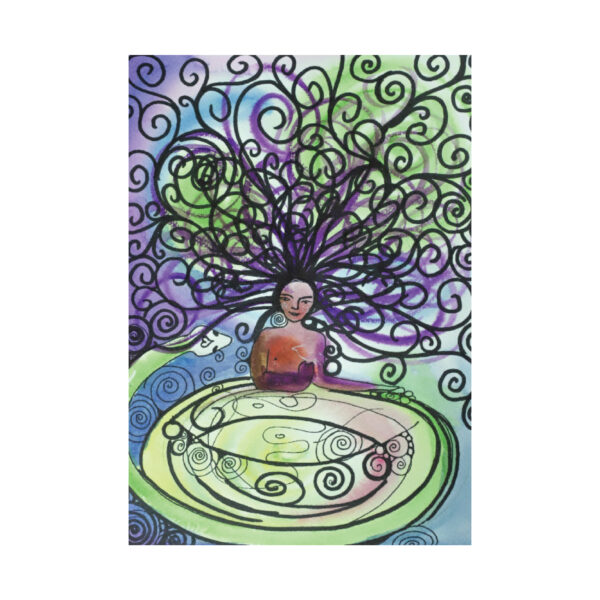 The moon stays bright when it doesn't avoid the night.